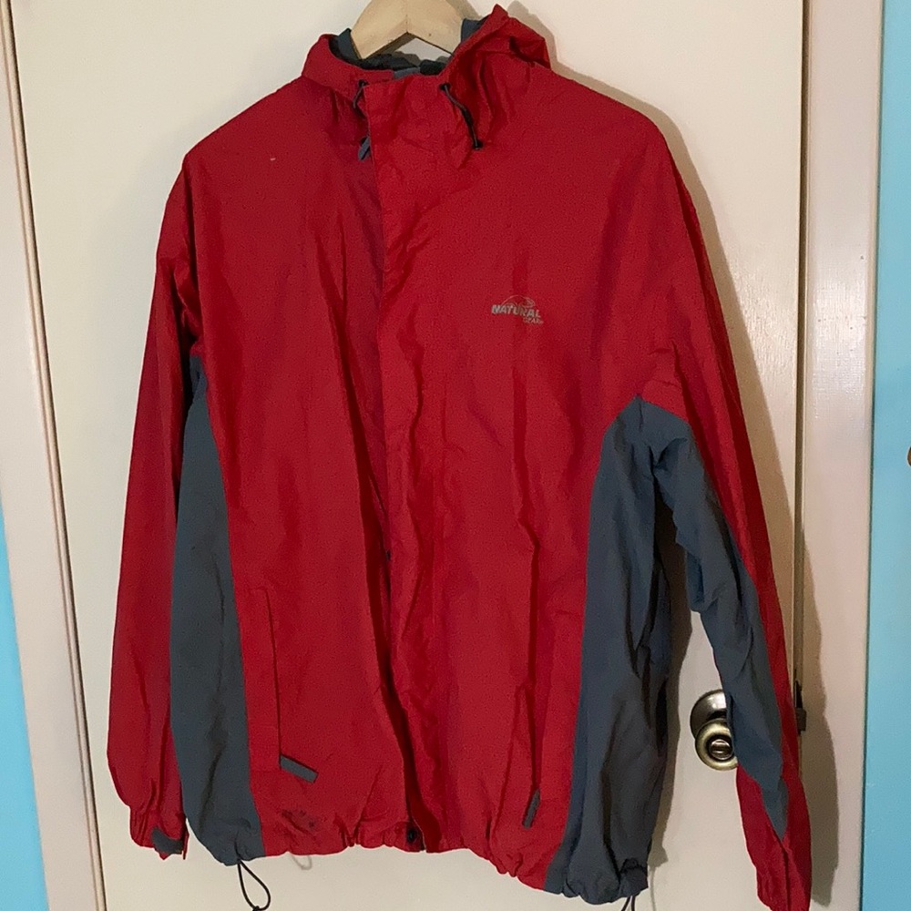 Men’s Natural Gear hooded wind breaker